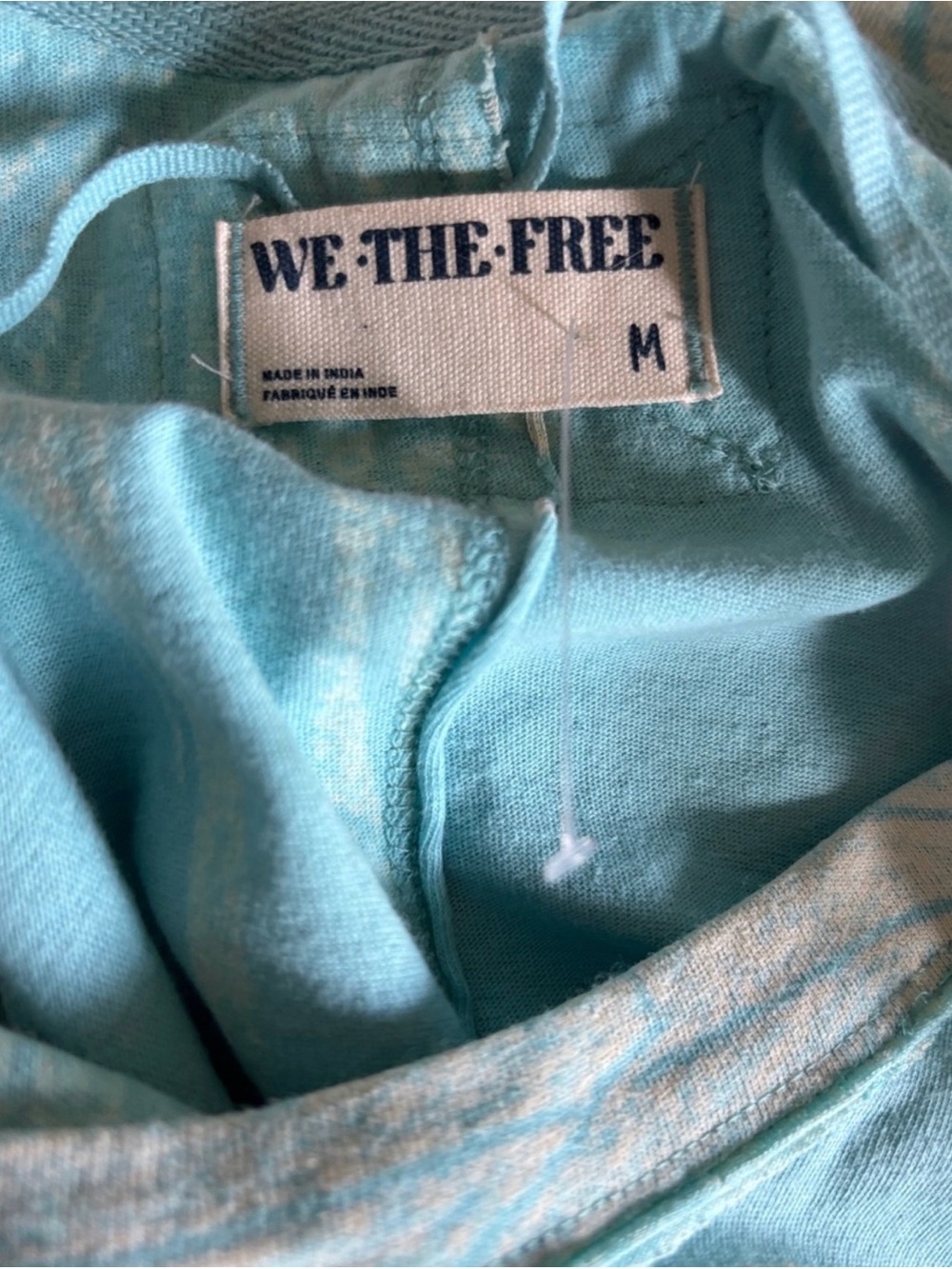 Free People We The Free Ellen Printed Long Sleeve Tee | Waterfall Combo - Picture 6 of 6